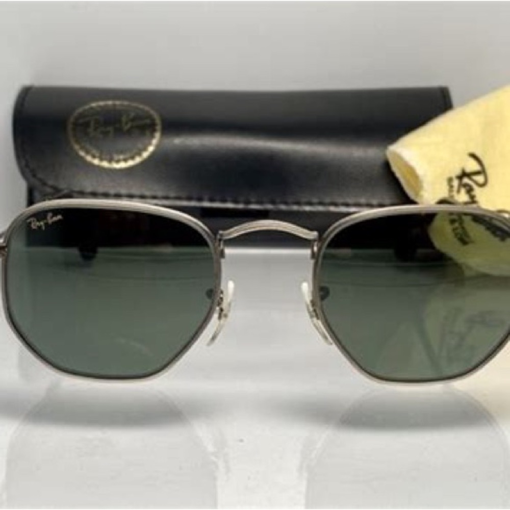 Ray-Ban USA *NOS Vintage B&L Antique Collection Pewter W1287 NEWinCaseSunglasses